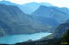 Il lago di Molveno e il Monte Ranzo dal s.352