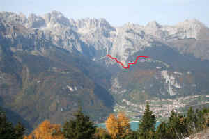 Itinerario Rifugio Montanara Sentiero delle Grotte Rifugio Croz Altissimo