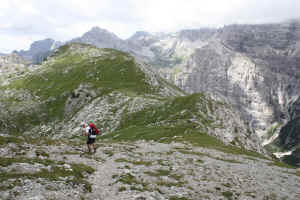 Cerso Cima Croz Altissimo da Passo Lasteri lungo il sentiero 344b